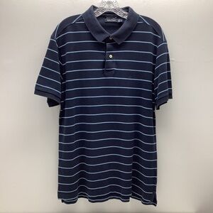 Nautica Mens Striped Polo Size Medium (Preowned)